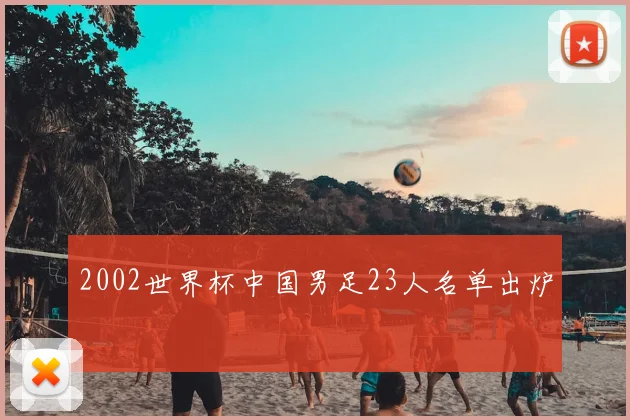 2002世界杯中国男足23人名单出炉