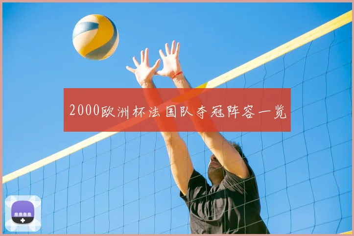 2000欧洲杯法国队夺冠阵容一览